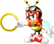 Charmy, from Knuckles' Chaotix.