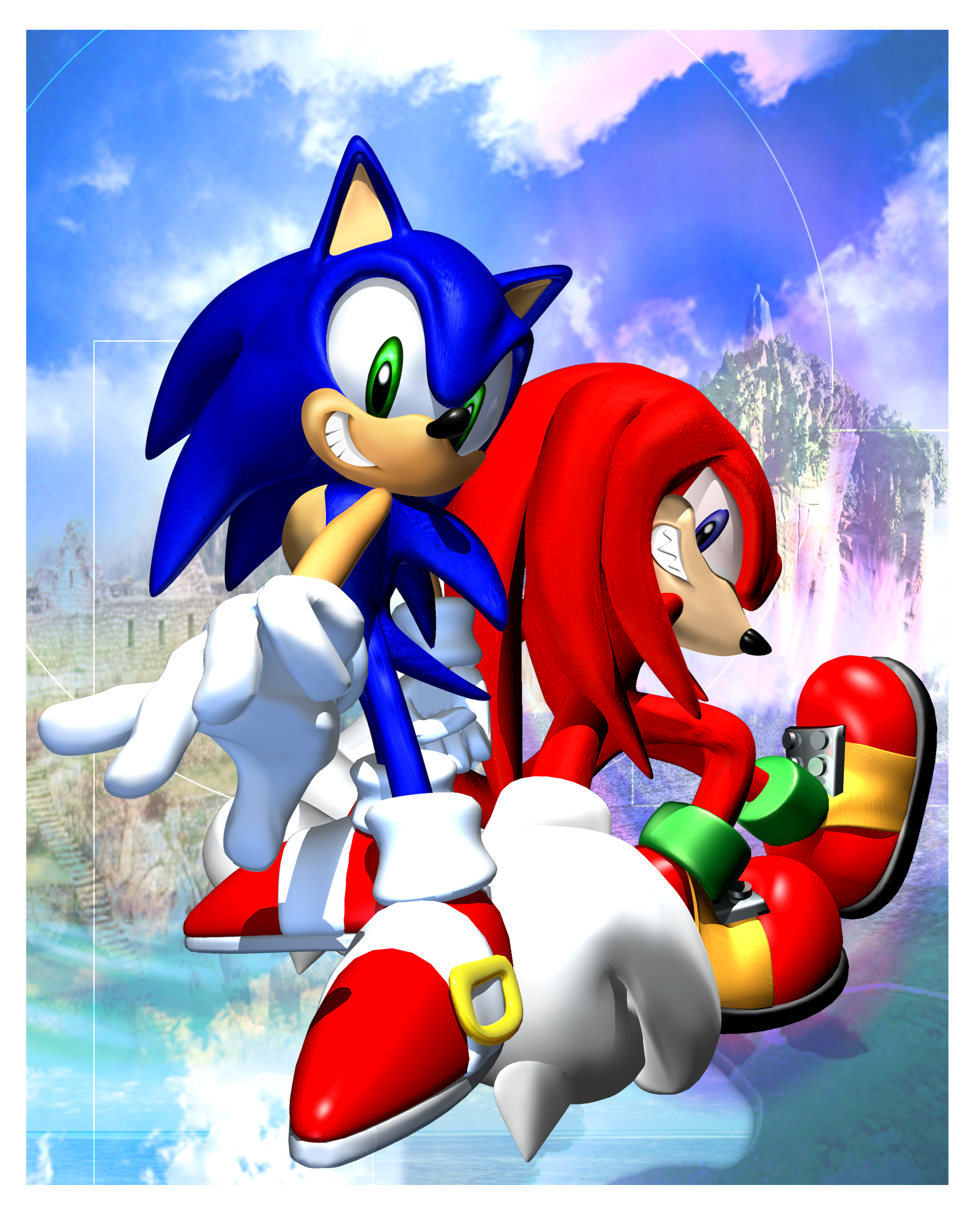 Quem é mais forte team sonic (sonic ,tails e knuckles) ou shadow