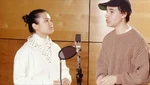 Brad Kane Lea Salonga recording A Whole New World.jpg (34 KB) Brad Kane performing "A Whole New World" with Lea Salonga during his recording session of Aladdin.