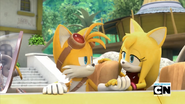 Sonic boom tails and zooey