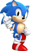 Sonic the Hedgehog, from the console/PC version of Sonic Generations.
