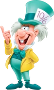 The Mad Hatter wears Same Outfit from 1965 Disney version of Jonathan Harker