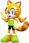 Marine the Raccoon in Sonic The Hedgehog Film