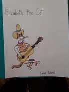 A guitar-picking cat