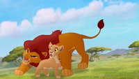 Simba pushes Kiara