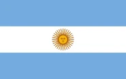 The flag of Argentina