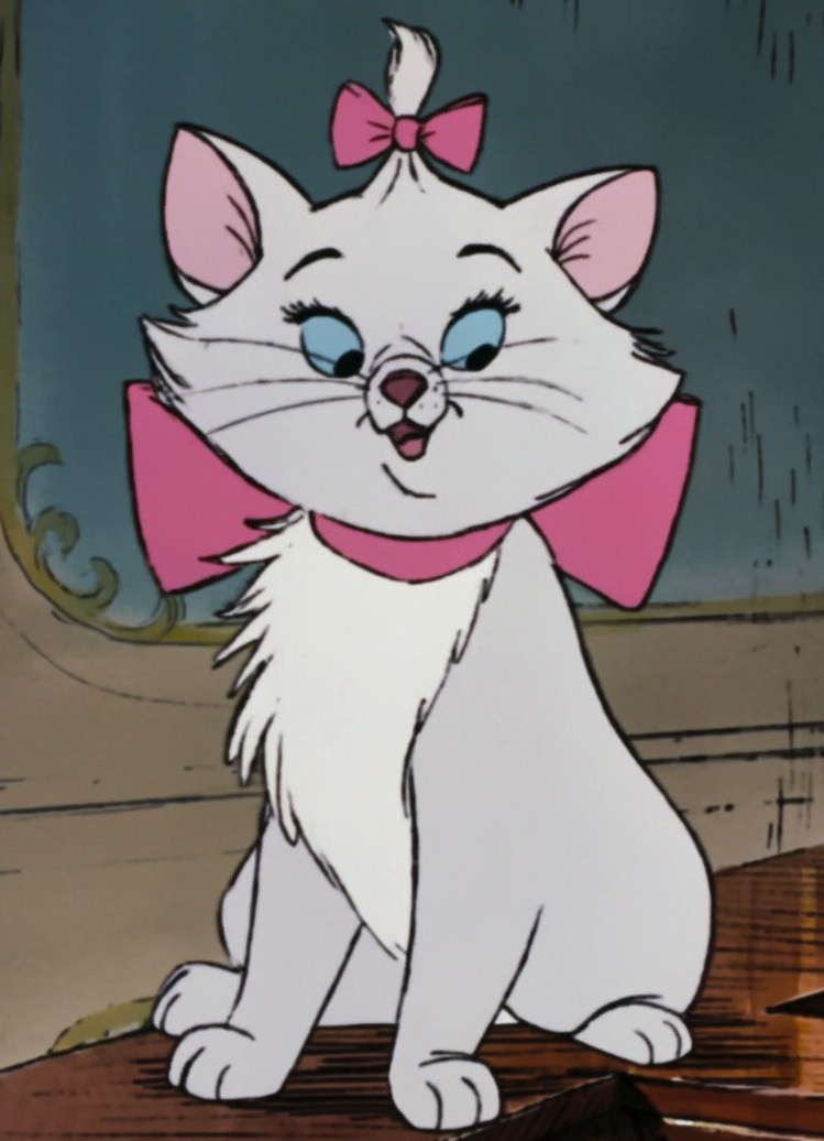 Seven Times Six Disney Adult Aristocats Marie Expressions and Bows