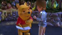 KDA - Winnie the Pooh likes to signed him name with the book