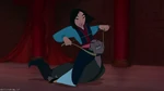 Mulan restrains the archer "Shang, go!"