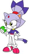 Blaze the Cat From: Adventures of Sonic The Hedgehog