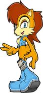 Princess Sally Acorn in Sonic Advance
