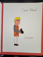 The first child that Santa gives a toy