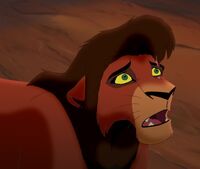 Kovu asks for Simba's forgiveness