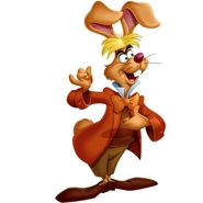 The March Hare wears Same Outfit from 1965 Disney version of John Seward