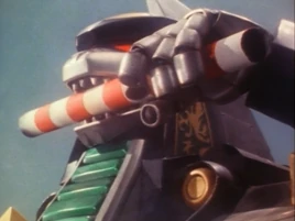 Dragonzord eats smokestack