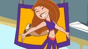 Kim in her cheerleading attire