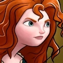 Merida's Beta Icon, which showed her on a much more primitive model.