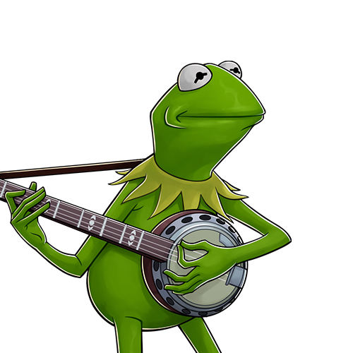 kermit playing banjo