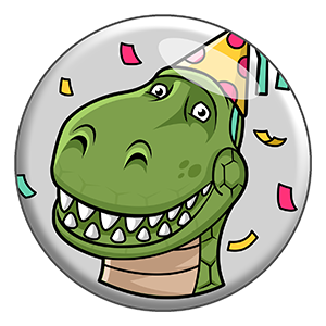 Chrome T-Rex Offline Game Parties With Birthday Hat, Cake - SlashGear