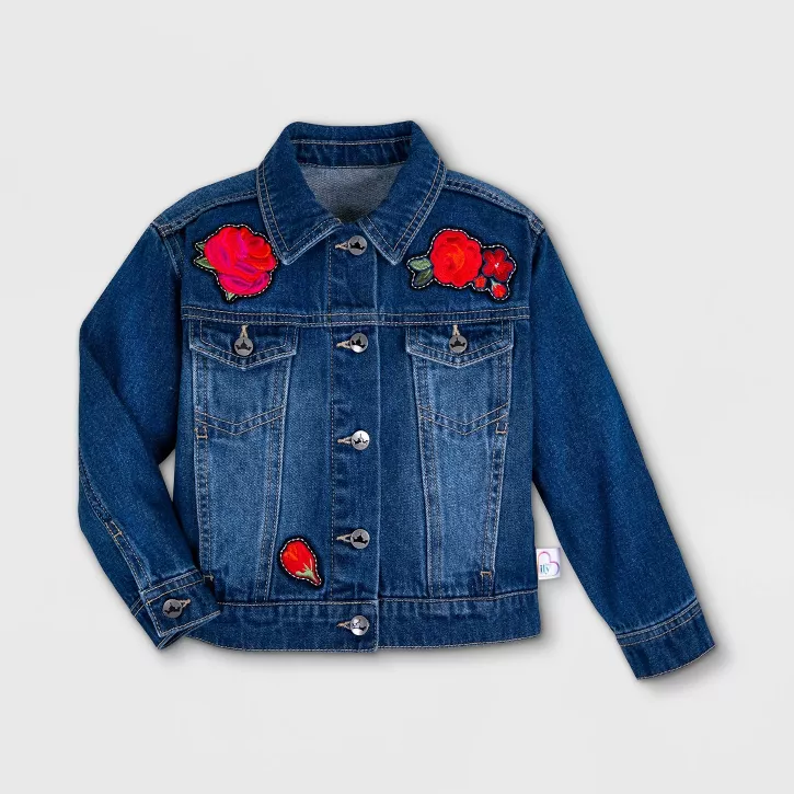 Rose sales denim jacket