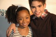 Skai Jackson and Cameron Boyce