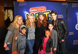 Cast at Radio Disney!