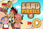 Sand Pirates Title Screen