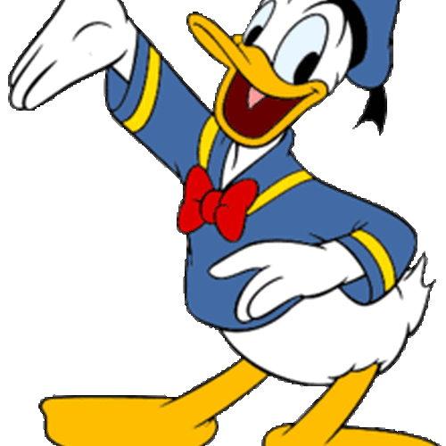 Donald Duck Scared