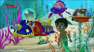 Finn with Jake Izzy and Cubby - Attack of the Pirate Piranhas 51