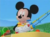 Mickey Goes Fishing