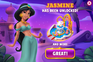 Jasmine has been unlocked!