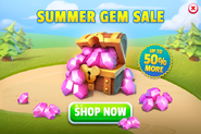 50% Gem Sale (Summer)