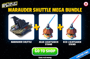 Marauder Shuttle Mega Bundle (Marauder Shuttle + Blue Lightsaber Stand + Red Lightsaber Stand)