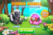 Flower Bundle (Flower + 100 Gems)