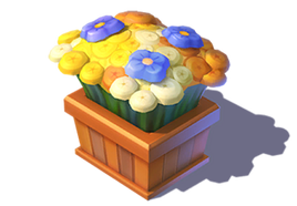 D-flower planter