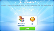 Striking Gold Mini Event Prize