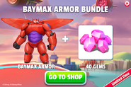 Baymax/Armor Bundle (Baymax/Armor + 40Gems)