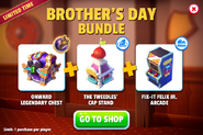 Brother's Day Bundle (Legendary Chests/Onward Chests + Fix-It Felix Jr. Arcade + The Tweedles' Cap Stand)