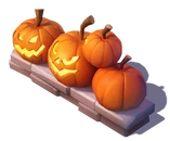 Pumpkin Wall