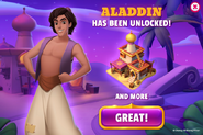 Aladdin has been unlocked!