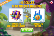 Hercules Legendary Bundle (Hercules Relic Token + Legendary Chests/Hercules Chests)