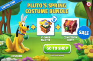 Pluto's Spring Costume Bundle (Pluto/Spring + Flower Planter + Concession Chests)
