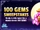100 Gems Sweepstakes 2016