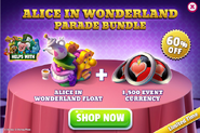 Alice in Wonderland Parade Bundle (Alice in Wonderland Float + Queen Coins)