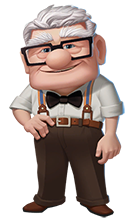 carl fredricksen smile