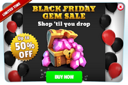 50% Gem Sale (Black Friday)