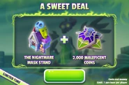 A Sweet Deal Bundle (Nightmare Mask Stand + Maleficent Coins)
