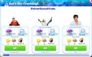 Defeat Cursed Crabs