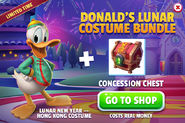 Donald Duck Lunar-HK Costume Promotion