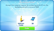 Striking Gold #68 reward
